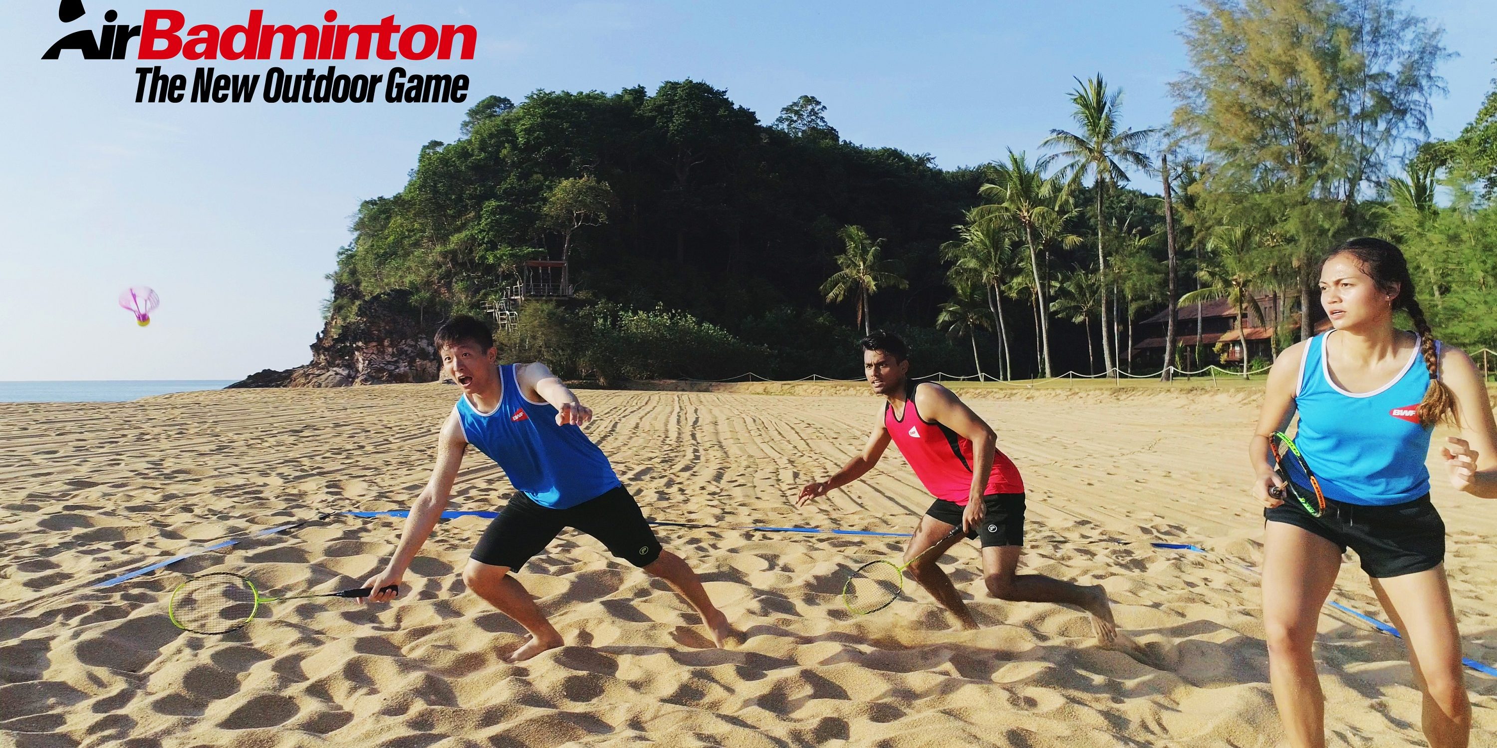 AirBadminton Logo – Sand B