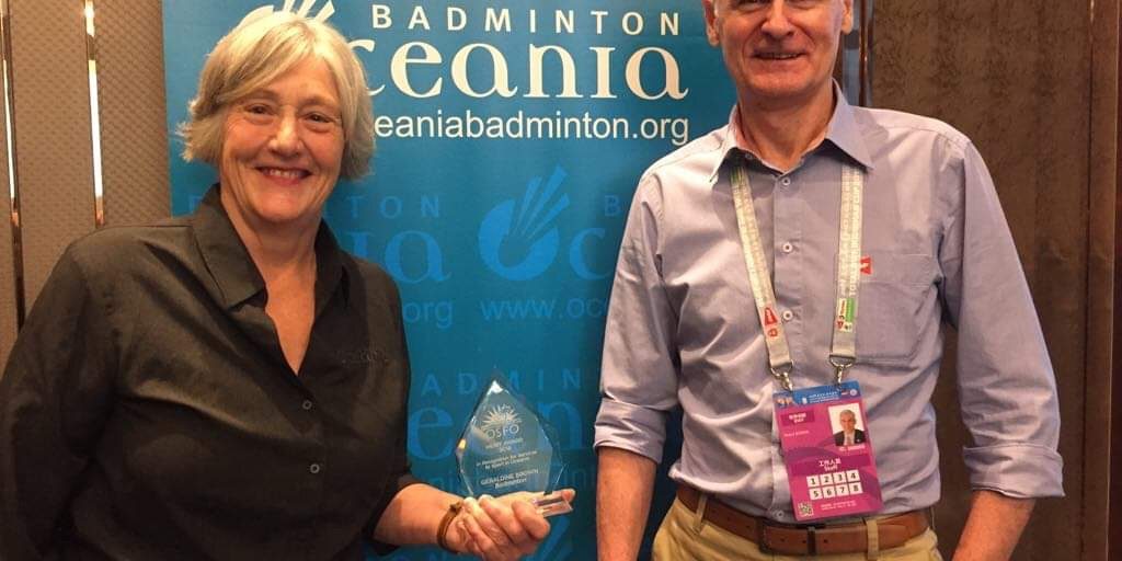 Gearldine OSFO award Geraldine Brown, presented with OSFO Order of Merit