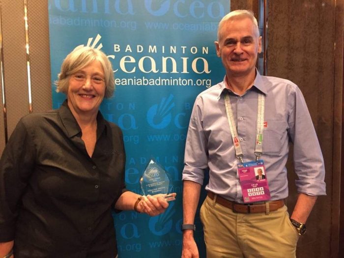 Gearldine OSFO award Geraldine Brown, presented with OSFO Order of Merit