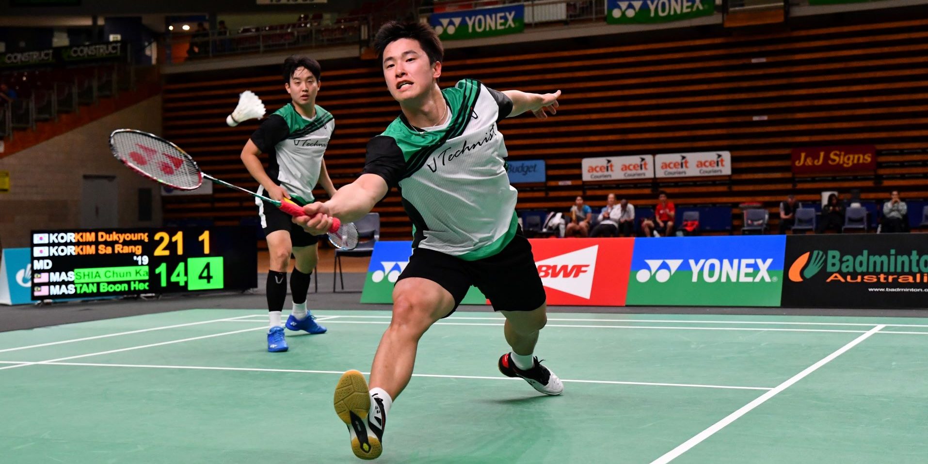 Men’s Doubles winners