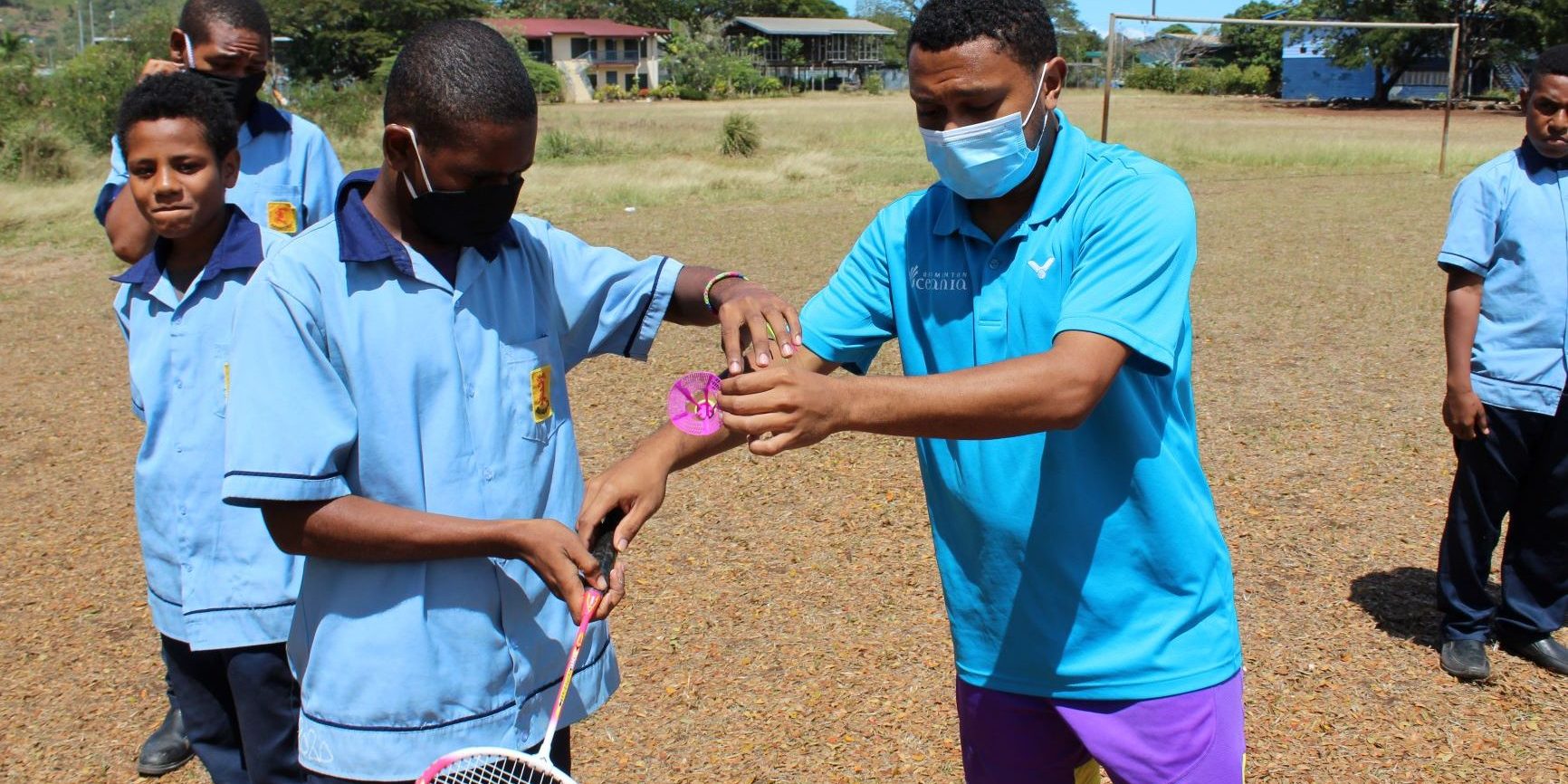 Brian with shuttlecock2