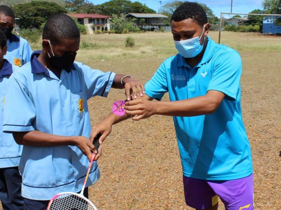 Brian with shuttlecock2
