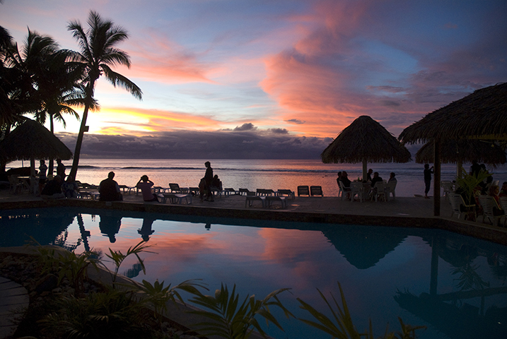 Poolside - Colors of the sunset