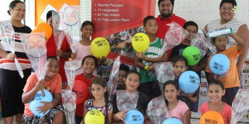 Tinomana, back row red tshirt