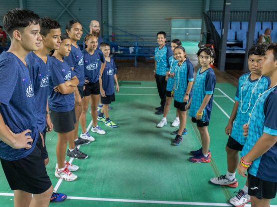 Junior players connect