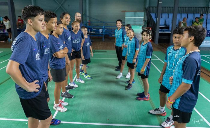 Junior players connect