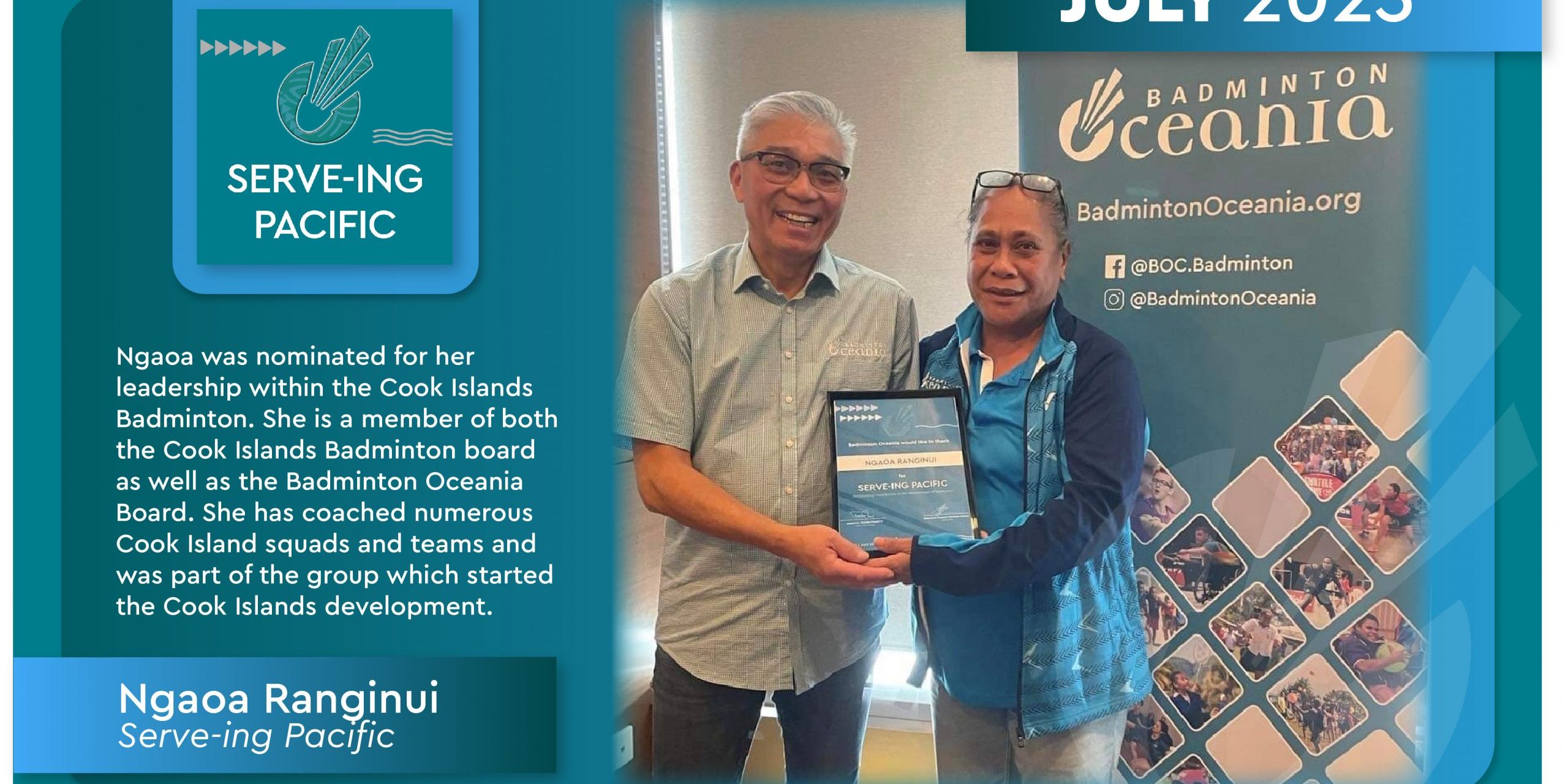 Ngaoa Ranginui Serve-ing Pacific Graphic