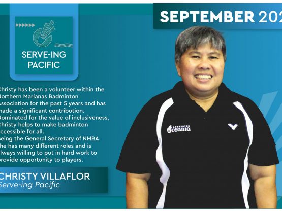 Christy Villaflor Serve-ing Pacific