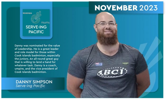 Danny Simpson Serve-ing Pacific Graphic