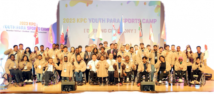 Korean Para Training Camp participants